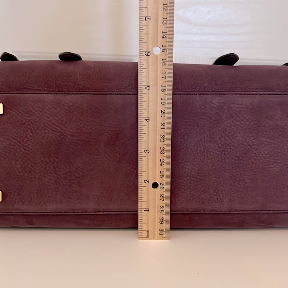 Rebecca Minkoff Jules Satchel in Aubergine Suede - Picture 11 of 13
